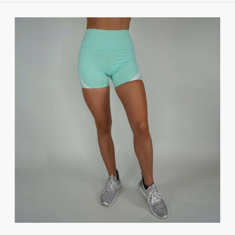 Tier Activewear Meraki Shorts in Mint Chip
